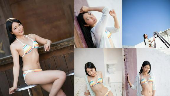 日本90后美女三田羽衣比基尼写真图片